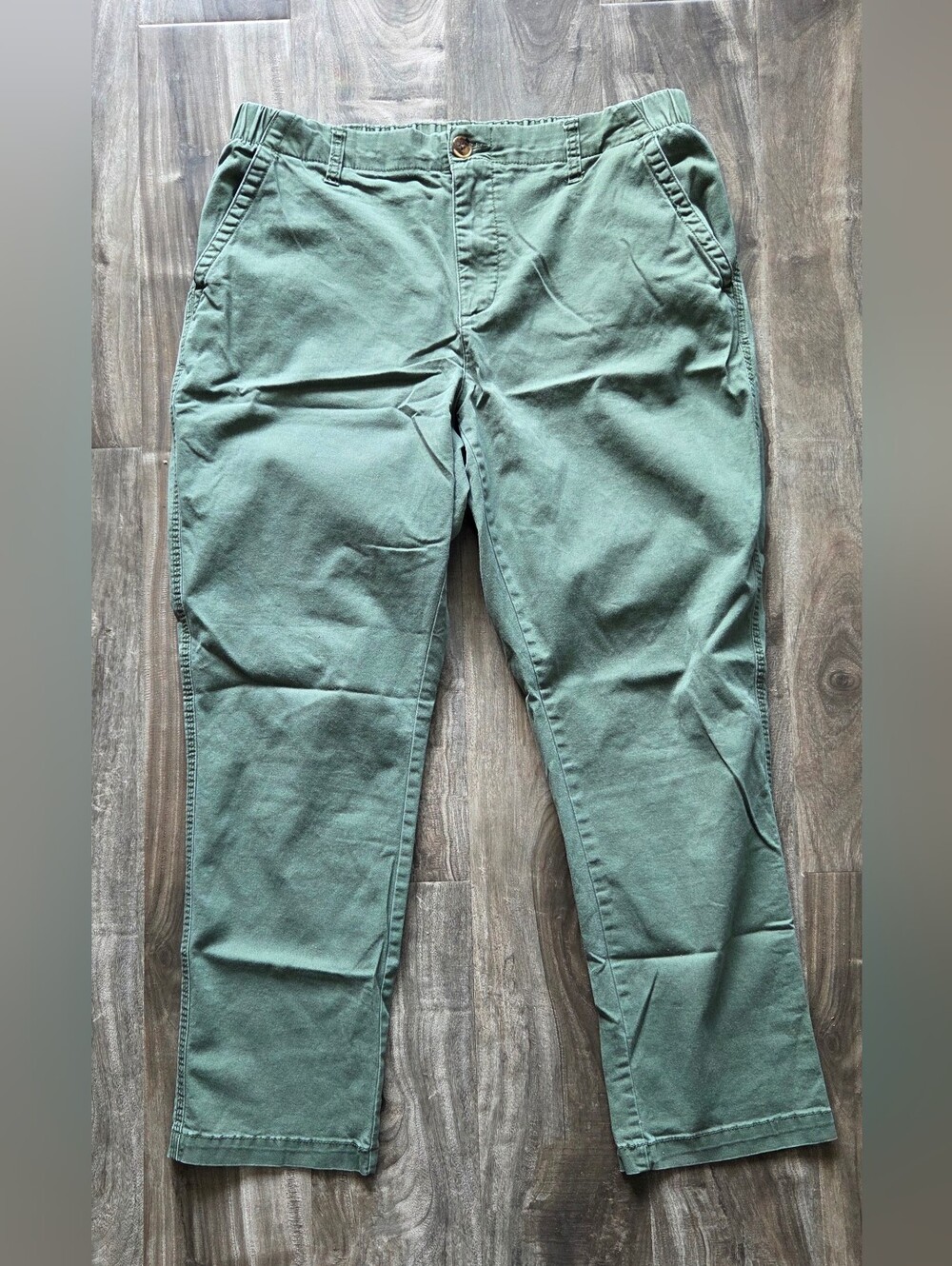 Womens Casual Chino Pants - Green
